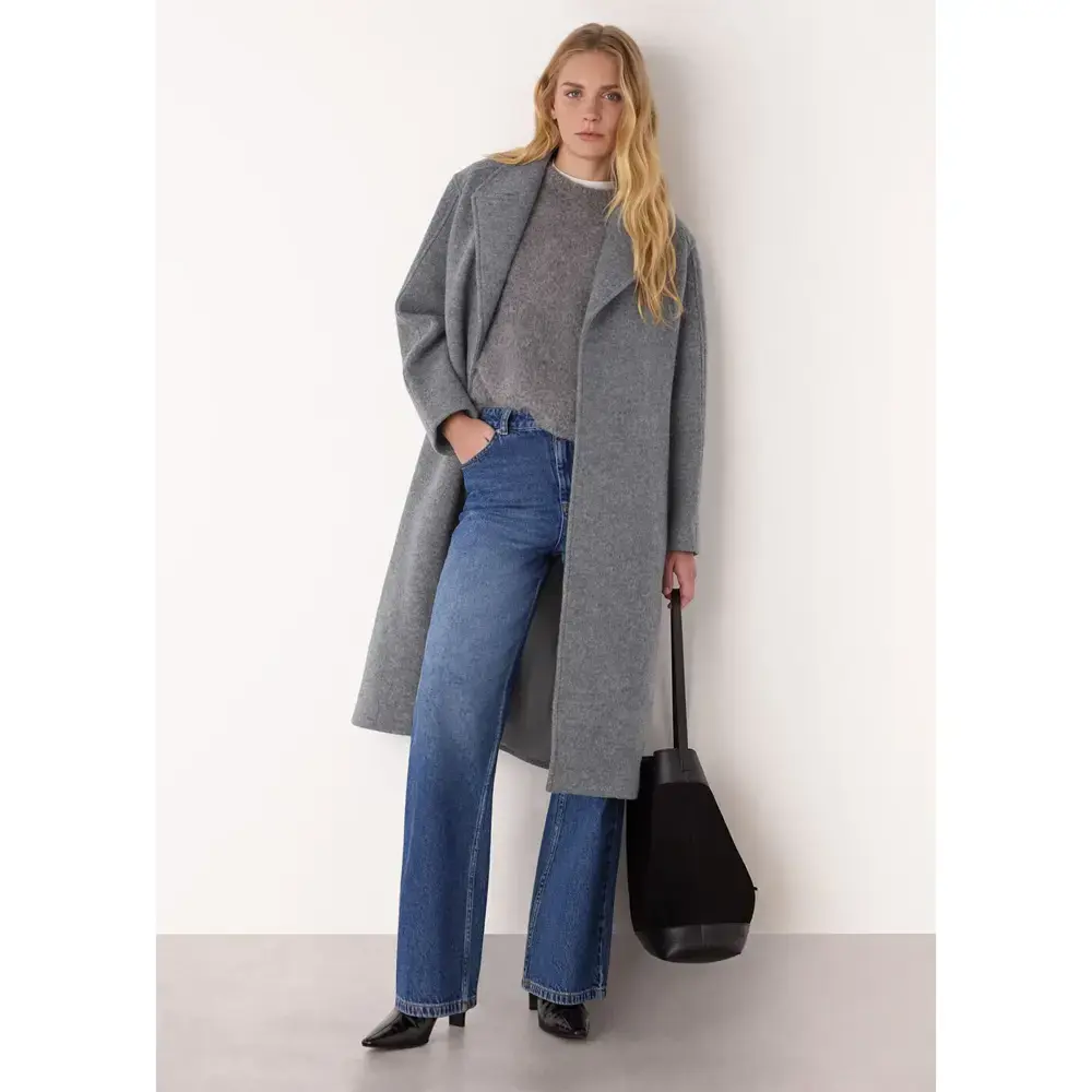 Whistles Long Belted Wool Coat